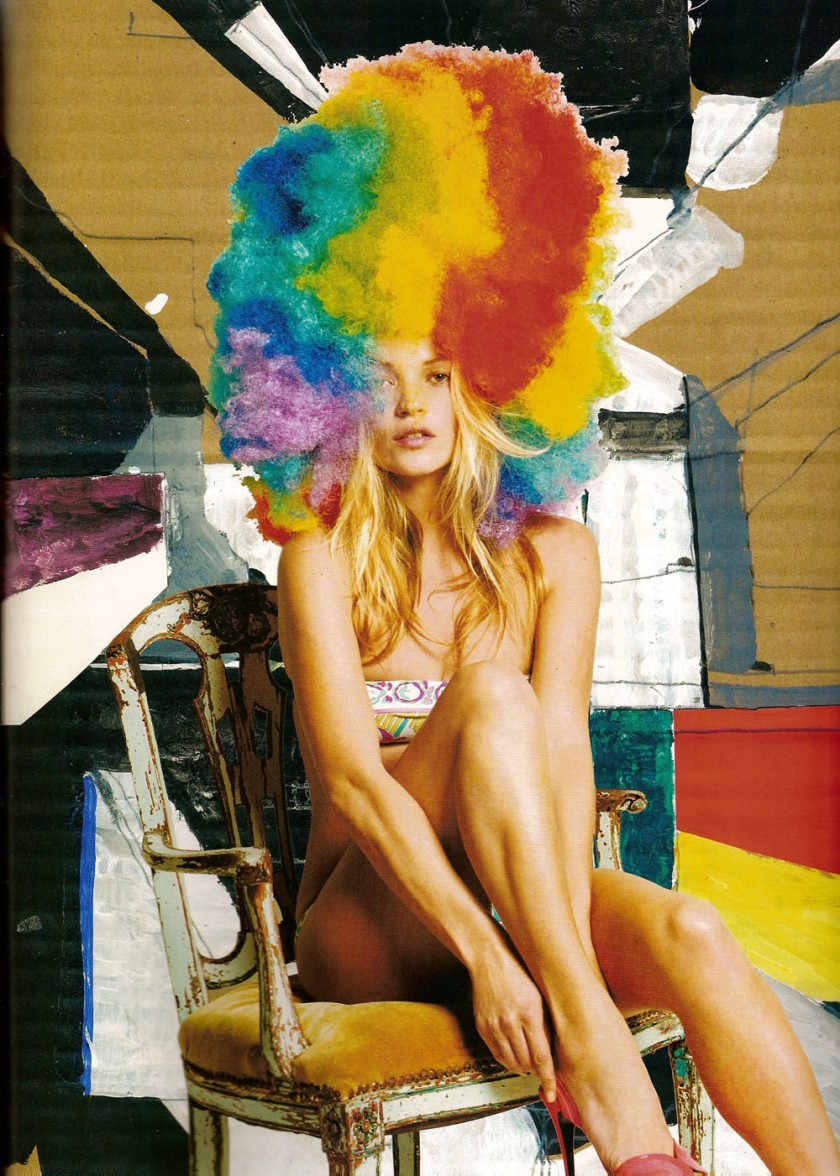 *Vogue Hommes International S:S 2006 Kate Moss by Bruce Weber
